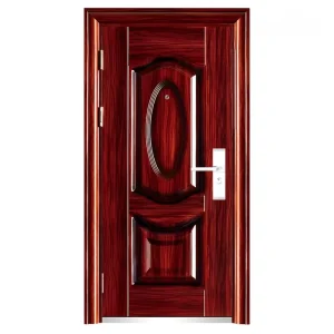 Modern Steel Front Exterior Security Door for Residential Use with Smart Lock
