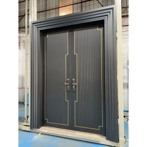 Modern Steel Security Door for Home with Anti-Theft Technology