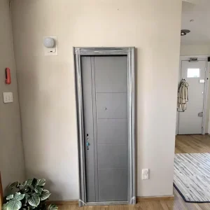 Modern Steel Security Front Entry Doors Anti Theft Commercial Exterior Apartment Use Finished