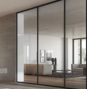 Modern Style Custom Aluminum Sliding Glass Door with Extremely Narrow Frame