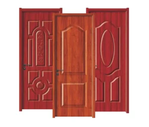 Modern Style Indoor Bedroom Door for Kitchen Bathroom School Hotel Use Solid Wood Sound Insulation Door