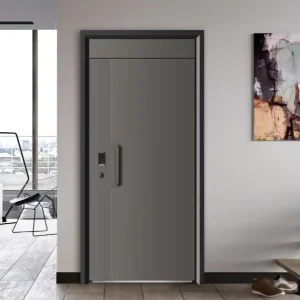 Modern Style Steel Interior Security Door with Exterior Finish for Main Entrance of Apartments Other Door Products