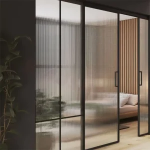 Modern Trackless Aluminum Sliding Door for Indoor and Outdoor Bedroom, Hospital, Living Room, and Hotel Use