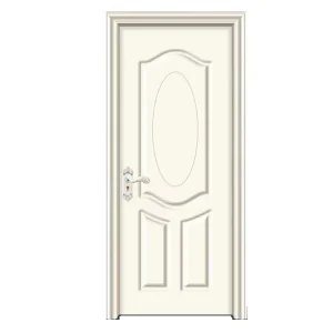 Modern UPVC Interior Door Waterproof Noise-Reducing Thermal Insulation for Bathroom, Toilet, Supermarket, Villa and Farmhouse