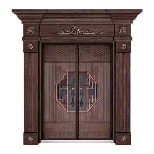 Modern Waterproof Soundproof Cast Aluminum Security Door