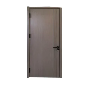 Modern White Primed Wood Interior Bedroom Door with Paint-Free Finish