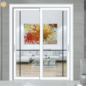 Modern Windproof Aluminum Alloy Sliding Door with Finished Surface for Kitchen and Living Room