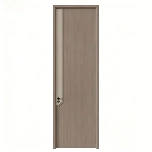 Modern Wood-Grain Soundproof Interior Apartment Door, Custom Size, for Home and Hotel
