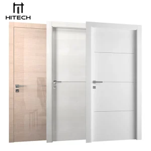 Modern Wooden Flush Interior Bedroom Door, Solid Wood