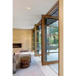 Modern Wooden Pivot Front Door for Houses