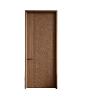 Modern Wooden Slab Door Custom Matte Finish for Senior Living Apartment Building
