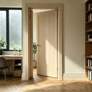 Moisture-Proof Anti-Termite WPC Assembly Door, Factory Direct