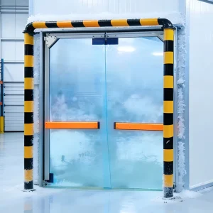 Moisture Proof PVC Traffic Door Waterproof Double Swing Door for Wet and Sanitized Areas