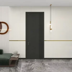 Moisture-Resistant Lacquered Multilayer MDF Sound Insulation Door for Hospital, Bathroom, and Interior Entrance Use