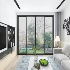 Mosquito Net Narrow-Frame Aluminum Sliding Door