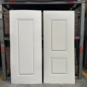 Moulded Melamine Door Skin Waterproof HDF Plywood Finished Surface for Interior Bedroom Doors