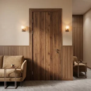 Multi-Color Easy-Installation WPC Hollow Interior Door Panel Supplier