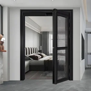 NFRC AS2047 Tempered Glass Swing Security Door for Interior Use