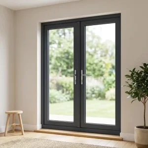 NFRC AS2047 Thermal Break Aluminum French Door with Double Tempered Glass