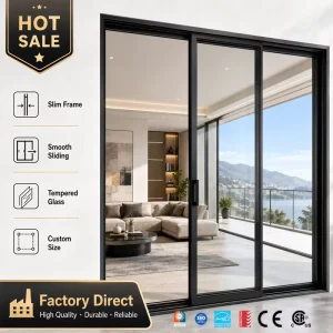 NFRC Energy Star AS2047 NZS4211 Aluminum Lift and Slide Patio Door Double Glazed Thermal Break for Villa Balcony