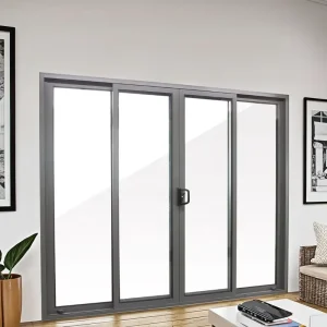 NFRC Outdoor Thermal Break Sliding Door Modern Design Interior Entry Sliding Door Soundproof Insulation Glass Door