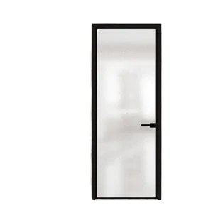 Narrow Aluminum Alloy Glass Waterproof Interior Sliding Door Living Room Fire Rated