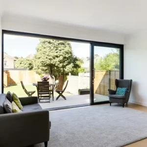 Narrow Frame Aluminum Glass Sliding Door System