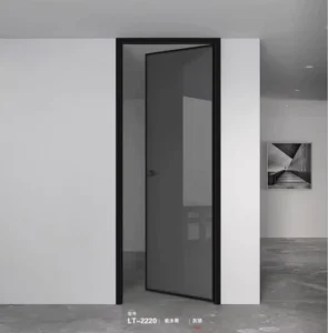 Narrow Frame Aluminum Sliding Door for Balcony and Kitchen Soundproof Hollow Glass Door