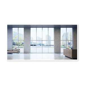 Narrow Frame Design Double Glazed Slim Sliding Glass Door Aluminum Thermal Break Sliding Door
