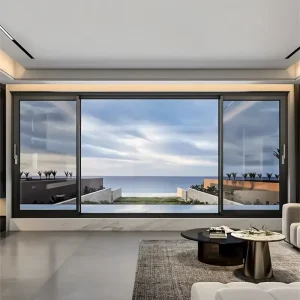Narrow-Frame Double-Track Sliding Door for Exterior Balcony