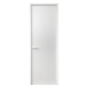 Narrow-frame Tempered Glass Aluminum Interior Swing Door for Office and Bathroom
