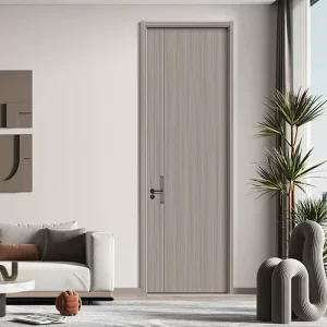 Natural Hardwood Unpainted Interior Door with Sound Insulation for Bathroom, Bedroom, Commercial, and Hotel Use