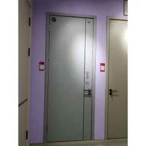 Natural Veneer Modern Fire Rated Wood Door for Interior and Exterior Use in Apartments Kitchens Workshops Schools Supermarkets and Commercial Buildings
