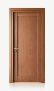 Natural White Oak Solid Wood Interior Bedroom Door for House