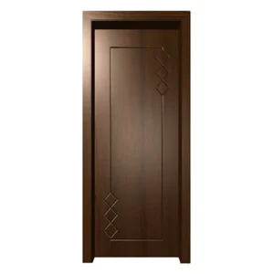 Natural Wood Color Solid Pine Interior Door with Clear Varnish Finish