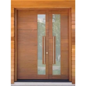 Newest Double Swing Solid Wood Entry Door