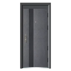 Nigeria Style Stainless Steel Security Main Door and Waterproof Double Entry Doors with Smart Lock