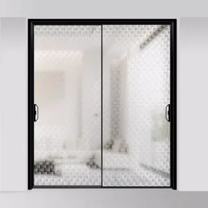 No-Drilling Waterproof Broken Bridge Aluminum Alloy Invisible Glass Doors for Interior Villa