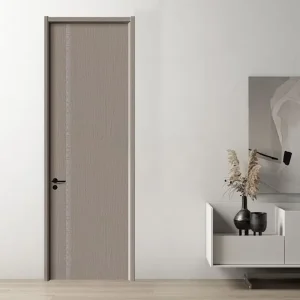 No-Paint MDF Molded Wooden Door Simple Modern Hollow-Core Interior Door for Bedroom