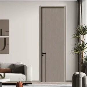 No-Paint Molded Interior Door Hollow-Core MDF Wooden Door for Residential Bedroom