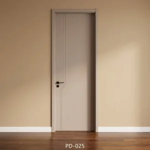 Non-Toxic Painted Wood Interior Door with Lacquered Finish for Nursery Room