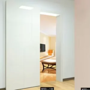 Nordic French Sliding Folding Interior Wooden Invisible Door for Office