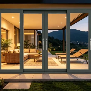 OEM Aluminium Sliding Door 0.78 U-Value for Home