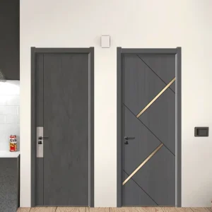 OEM Factory Customizable WPC Interior Door for Apartment Bedroom