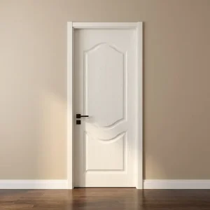 OEM Water-Resistant Soundproof Customized-Color Modern Melamine Solid Wood Interior Door with Frame for Bathroom Hotel and Bedroom