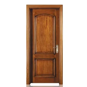 Oak Solid Wood Interior Door, Walnut