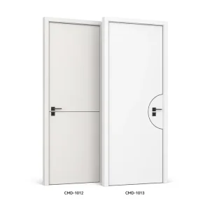 Oak Solid Wood Interior Door with Door Handle, ENF E0 Certified Panel