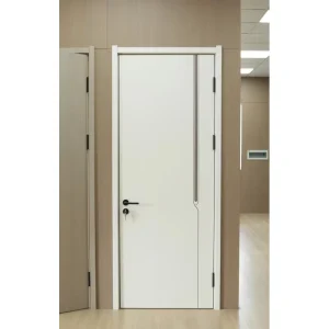 Old Style Wood Single Leaf Door Wooden Toilet Door Main Door for House