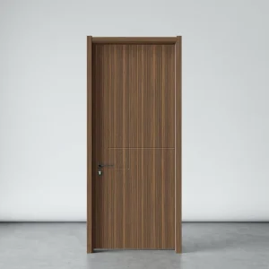 P78 Soundproof Wood Plastic Composite PVC Toilet Room Interior Door