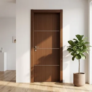 PG01 Standard Size Solid Wood MDF Door for Apartments